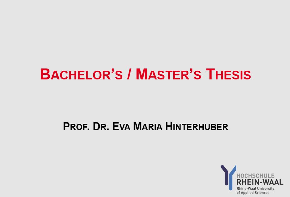 hsrw master thesis