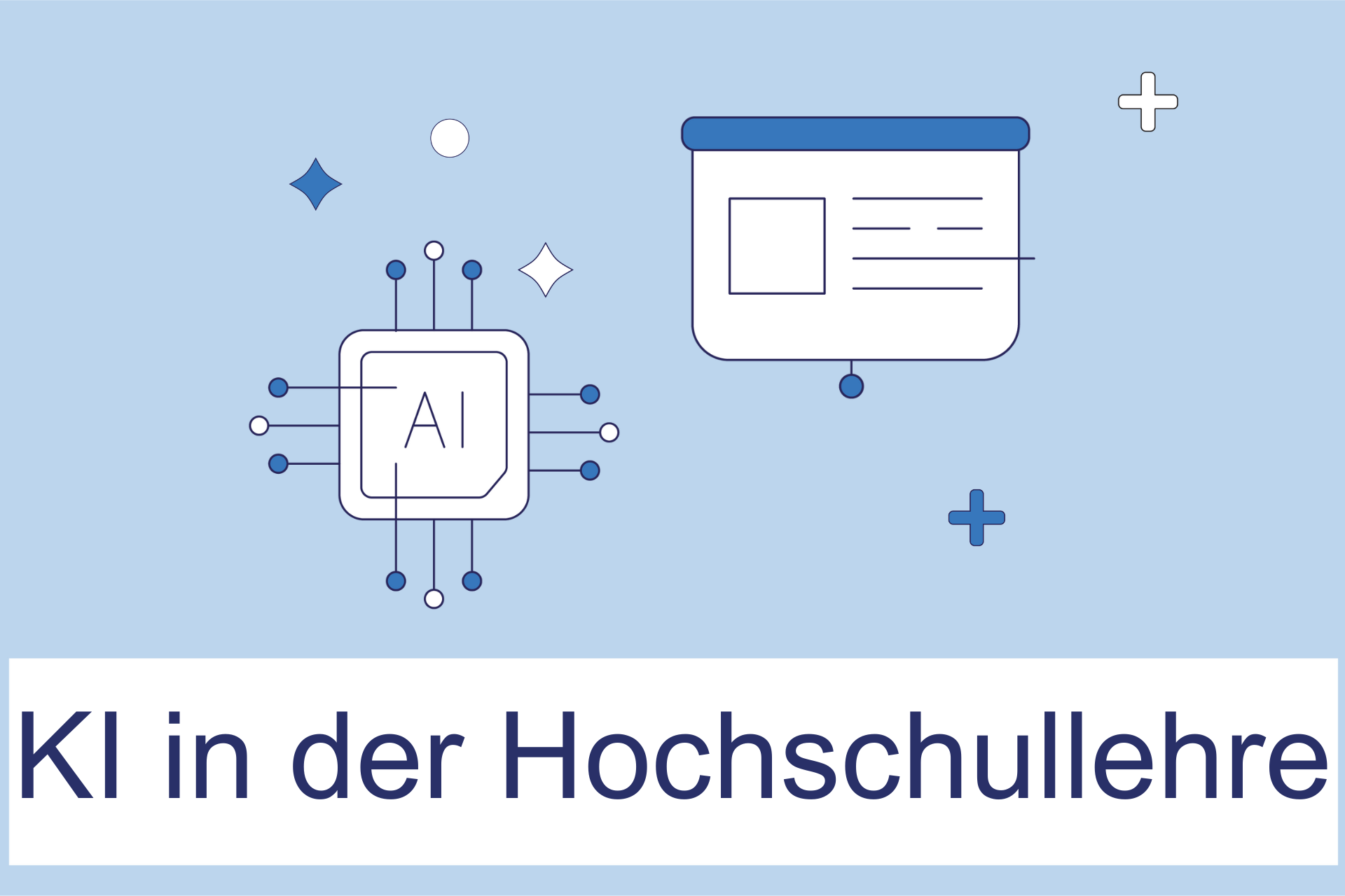 Lotsenbild KI in der Hochschullehre